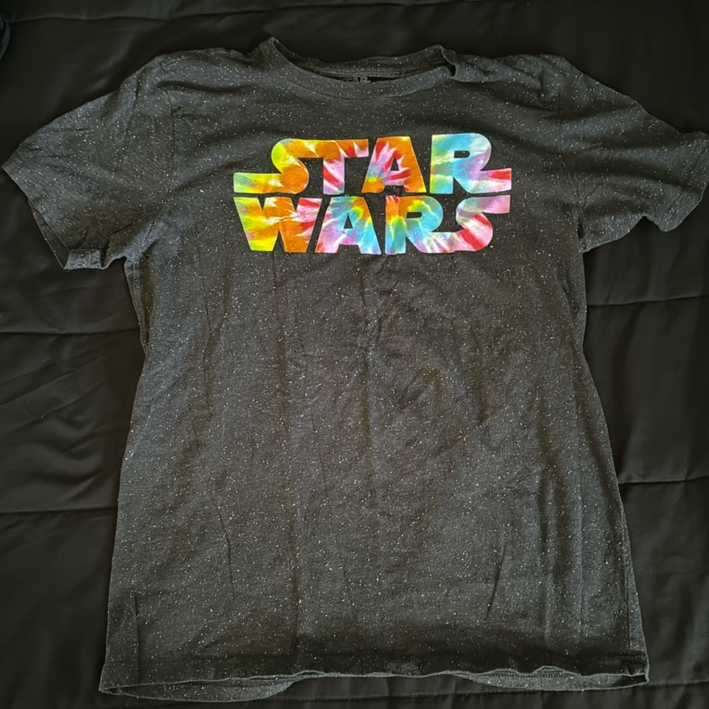 Rainbow Star Wars Logo Tee